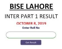 BISE Lahore to Announce Inter Part 1 result in October