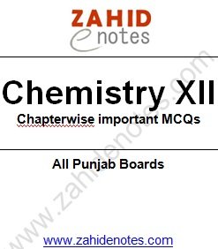 2nd year chemistry MCQs PDF Download