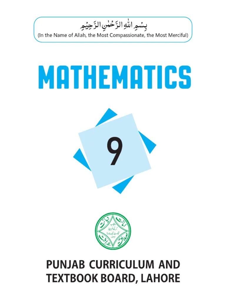 9th class maths new book 2025 pdf download