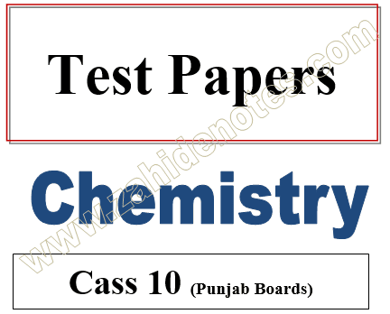 10th class chemistry chapter wise tests pdf download