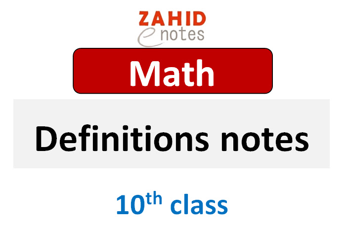 10th class math definitions notes pdf download