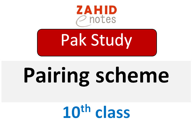 10th class Pak Study paper scheme 2025 PDF