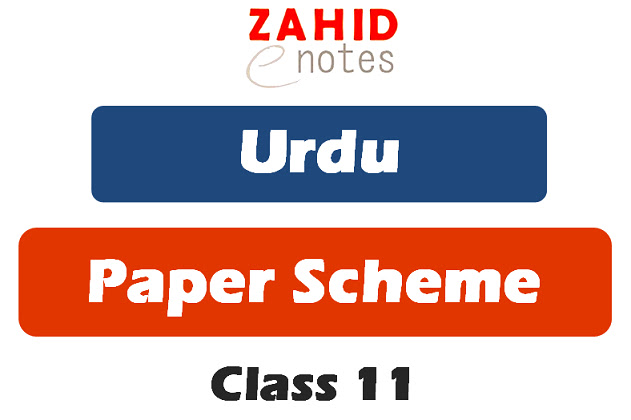 1st year paper scheme Urdu Compulsory Published in PDF