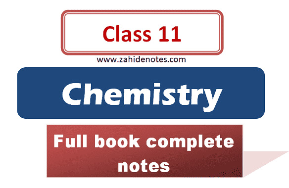 1st year Chemistry notes PDF download