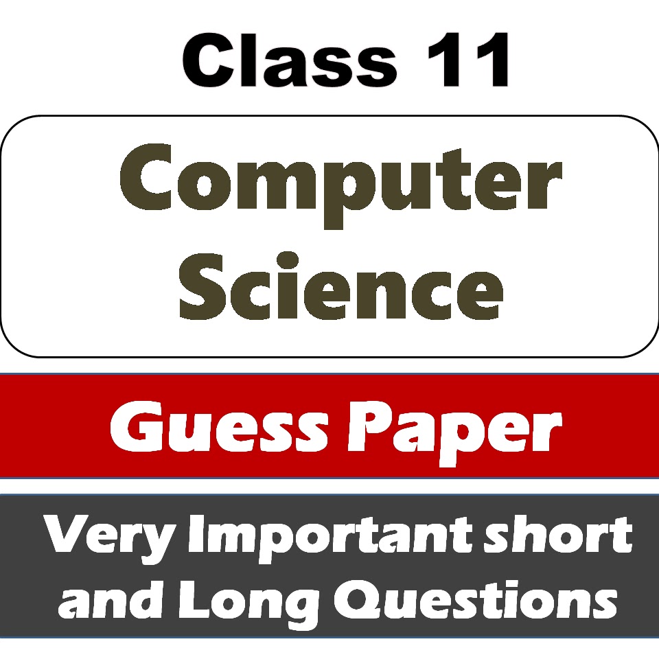 1st Year Computer Science new book guess paper 2026