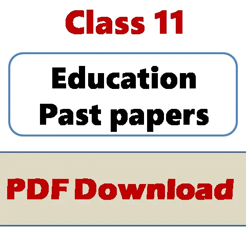 1st year education past papers pdf download