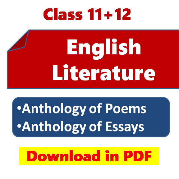 English Literature Books for class 11 and 12 pdf