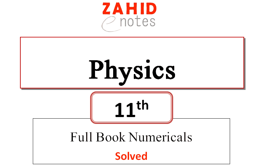 1st year physics solved numericals pdf download