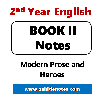 2nd Year Part II Book II Questions Notes free PDF Download
