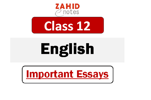 12th class English most important essay topics 2023 2nd year English important essays 2023