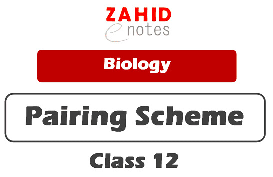 2nd year biology pairing scheme 2026