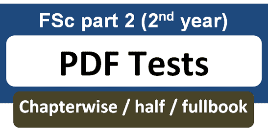 2nd year chapter wise test pdf 2023 all subjects