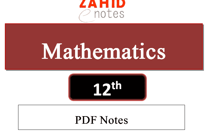 2nd year math notes all chapters pdf download