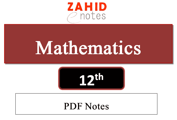 2nd year math notes all chapters pdf download