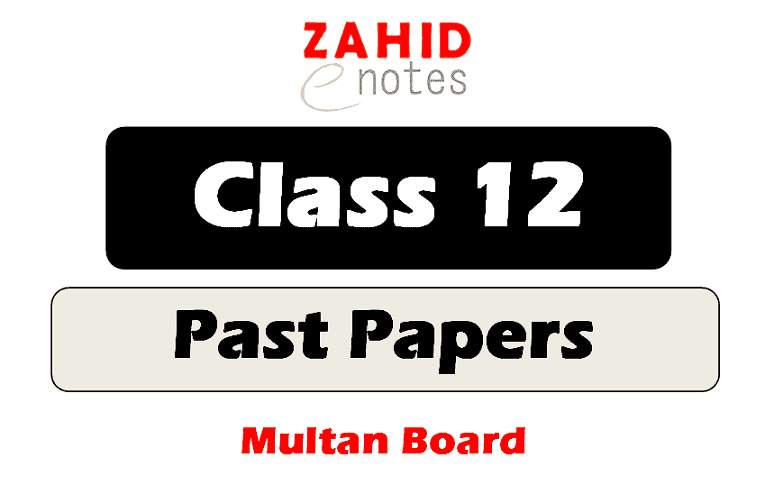 2nd year past papers Multan Board 2021