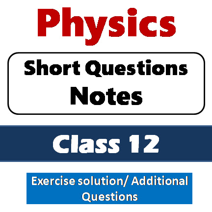 2nd year physics solved exercises short questions