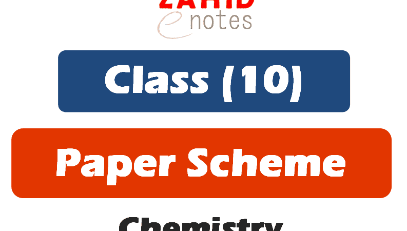 10th class chemistry pairing scheme 2025