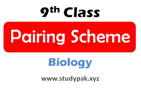9th class biology pairing scheme 2026