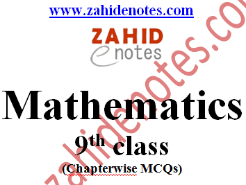 9th class maths mcqs solved chapter wise