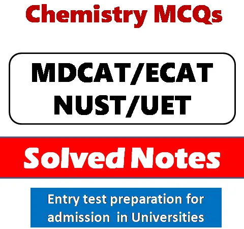 Chemistry MCQs for entry test with answers