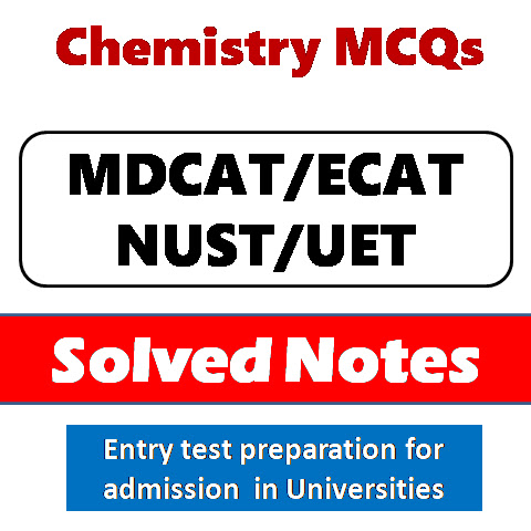Chemistry MCQs for entry test with answers