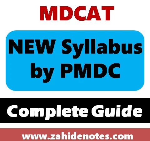PMDC New Syllabus for MDCAT 2023 pdf download