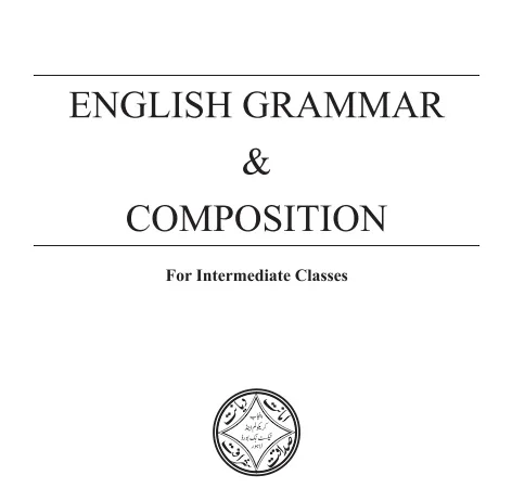 1st year English grammar and composition book pdf