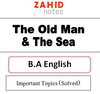 BA English Important Topics of The Old man and the sea