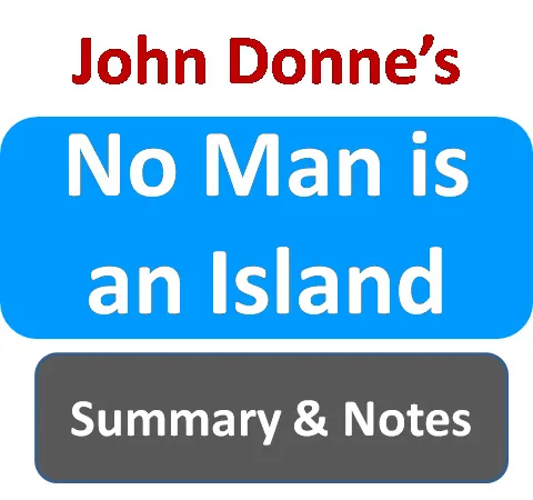 No man is an island poem summary by John Donne