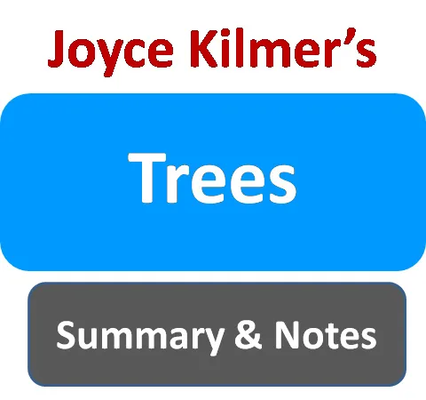 Summary of the poem Trees by Joyce Kilmer