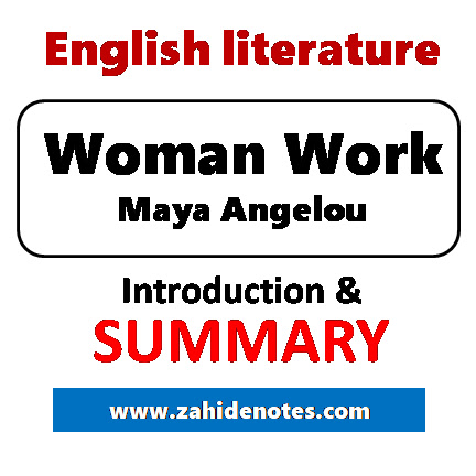 Summary of the Poem Woman Work